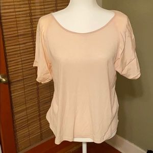 Silk sleeve cotton shirt